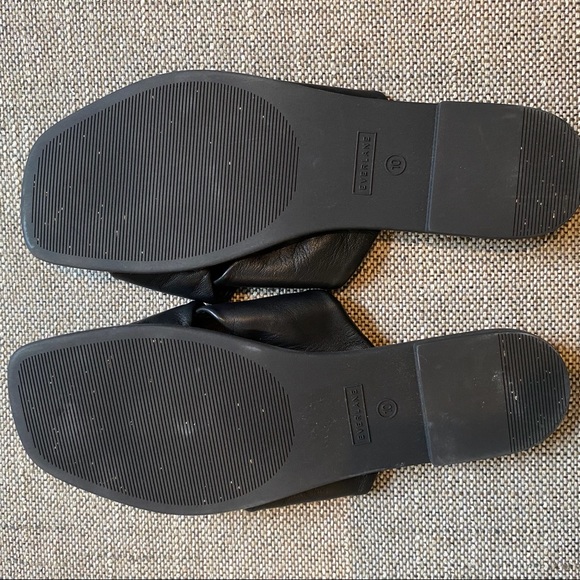 Black Everlane leather slides size 10 - Picture 5 of 7
